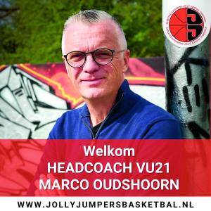 Marco Oudshoorn nieuwe hoofdcoach Jolly Jumpers U21 Vrouwen