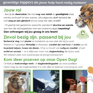 Vacature en open dag Korenschoof