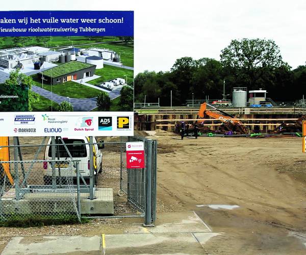 Werkzaamheden nieuwbouw zuivering Tubbergen