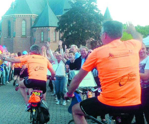 Doorkomst Roparun 2025 op zaterdag in het pinksterweekend