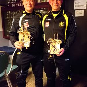 Winst 1e bekerwedstrijd KV de Veldhoek gewonnen door Bjarne Busscher