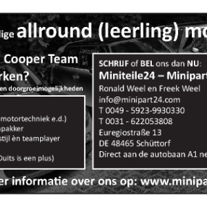 Vacature Miniparts