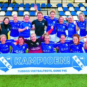 Dames 1 TVC'28 30+ kampioen 1e klasse