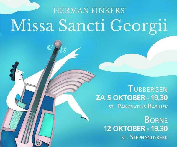 Herman Finkers’ Missa Sancti Georgii klinkt in Tubbergse basiliek