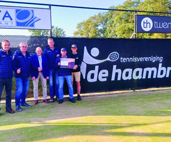 Tennisvereniging De Haambrink telt tweehonderd leden