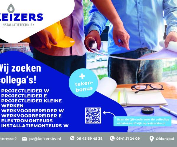 Vacature Keizers installatietechniek