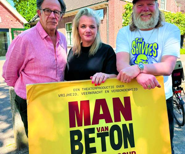 Docent Marjolein Wolters schittert in theaterstuk ‘Man van Beton’