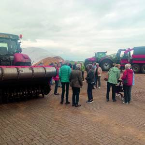 KBO Vasse bezoekt Bert Groothuis Landschapsonderhoud in Reutum