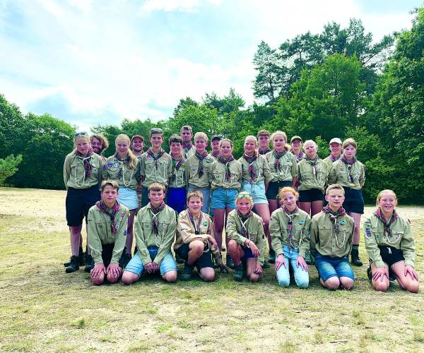 Scouts van Kameleongroep Vasse hebben een fantastisch kamp achter de rug!
