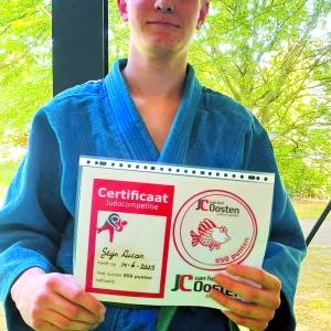 Judoka Stijn Lucas behaalt 850 punten